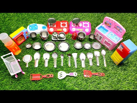 Diy unboxing amazing miniature kitchen set! mini kitchen! @dolliyon @miniclay #vpafamily