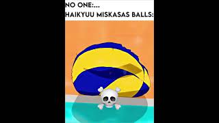 Haikyuu Mikasa Balls - Haikyuu「4K Edit」#shorts #animeedit #haikyuu