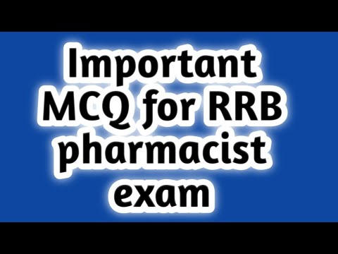 Rrb pharmacist exam