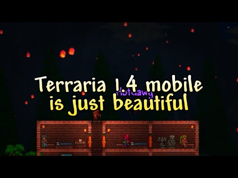 Terraria 1.4 mobile is just beautiful