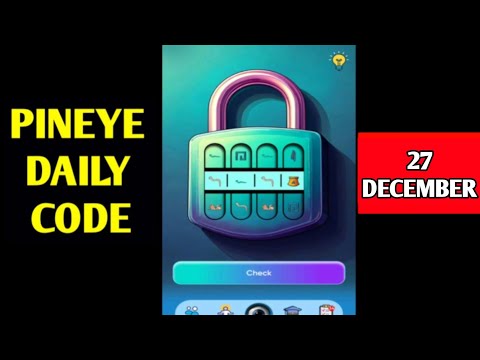 PinEye Bot Secret Code Today 27 December | Pin Eye Bot Secret Code | PinEye Secret Code Today