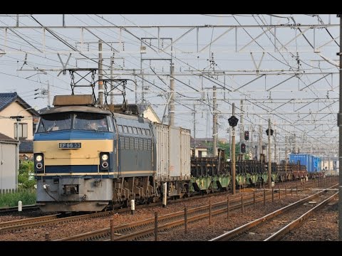 951レ　清洲～稲沢　EF66-33牽引 優しい運転手さんの手振り　12/05/26