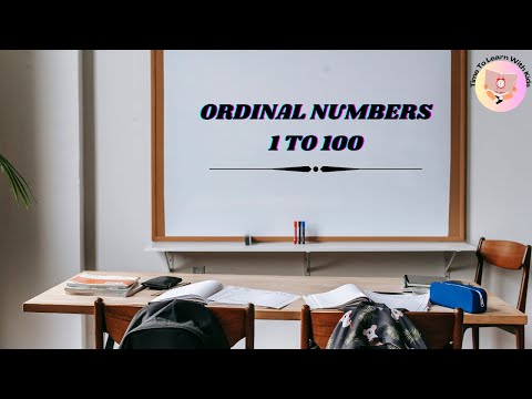 Ordinal Numbers From 1st to 100th | Ordinal numbers From First to Hundredth | Ordinal Numbers |