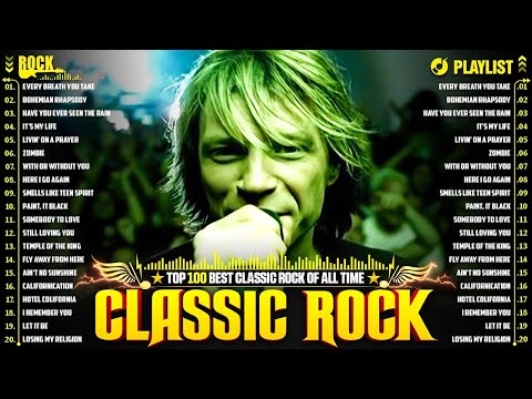 Best Classic Rock Songs 70s 80s 90s 🔥 Guns N' Roses, Aerosmith, Bon Jovi, Metallica, Queen, ACDC, U2