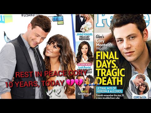 Cory Monteith Tribute 10 years💔🙏🕊