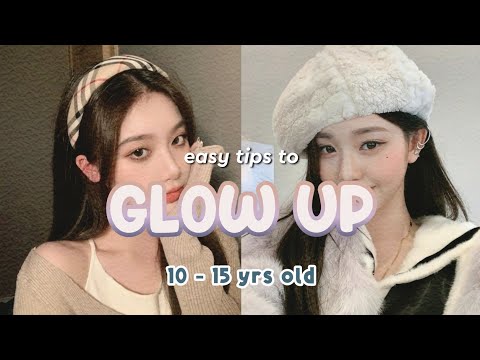 aesthetic GLOW UP for 10-15 yrs old | teenagers tips to glow (easy simple ways) 🌷🍓