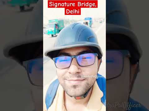 Signature Bridge Delhi | ❤️ #signaturebridgedelhi #shortsvideo #viral #youtubeshorts #ssccgl2024