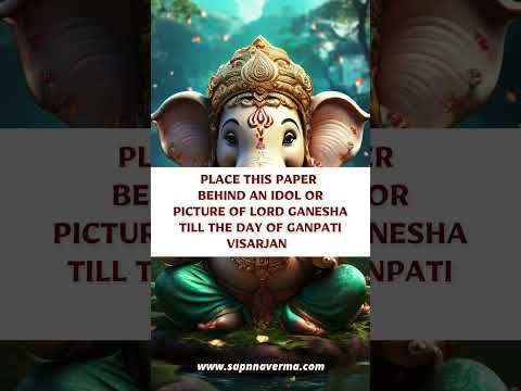 ⭐️✨Most Powerful & Simple Wish Fulfillment Ritual for Ganpati 2024 ✨⭐️#ganpati #ganesh