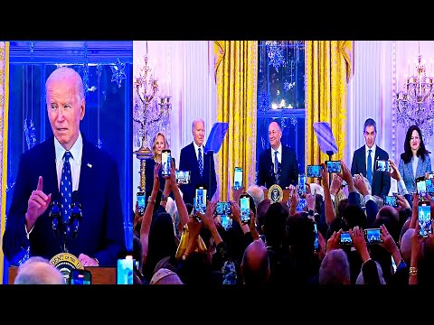 President Biden Celebrates Hanukkah at the White House!