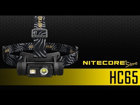 (Discontinued) NITECORE HC65 1000 Lumen USB Rechargeable Headlamp with White/Red/High CRI Outputs