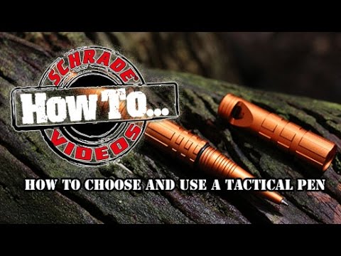 How to Choose and Use a Tactical Pen