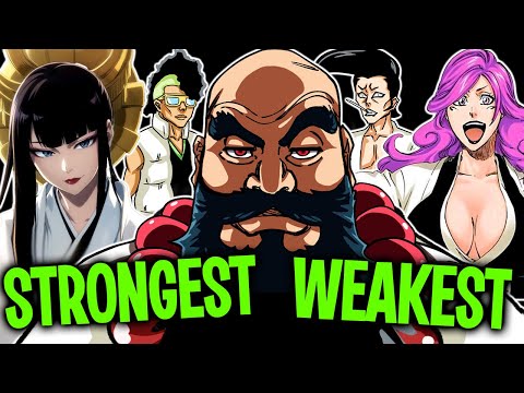 STRONGEST BLEACH SQUAD RANKED WEAKEST TO STRONGEST | BLEACH Ranking