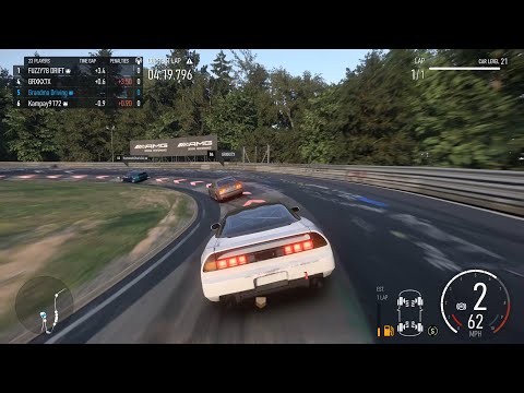 From Last to First in Nordschleife with the Honda NSX-R! (Forza Motorsport)