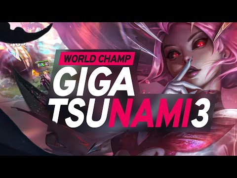 I Hit Nami 3 and Summoned the GIGA TSUNAMI (In Tournament) | Rank 1 TFT Set 12