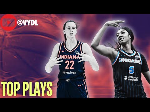 🚨#CaitlinClark vs #AngelReese TOP Plays! #indianafever #chicagosky #wnba #trending