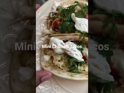 Taco Tuesday | Mini Chicken Tacos #food