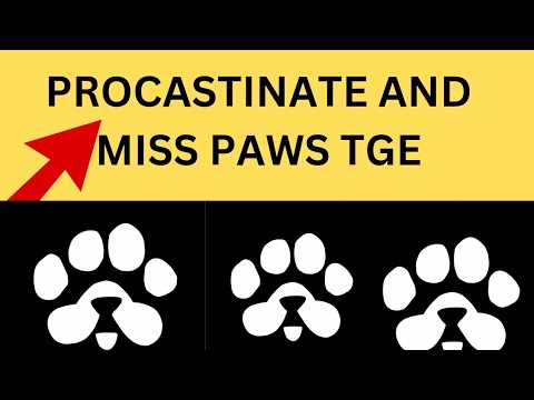 PAWS AIRDROP: DO THIS ONE THING AND QUALIFY FOR AIRDROP