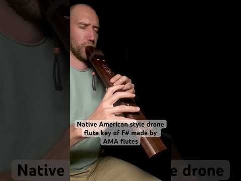 AMA drone flute key of F# #naf #nativeamericanflute #432hz  #frequency #calming #soothing #relax