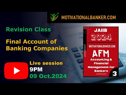 🔴JAIIB-AFM Live Class - Target Oct. 2024 - 09 Oct. @9 PM