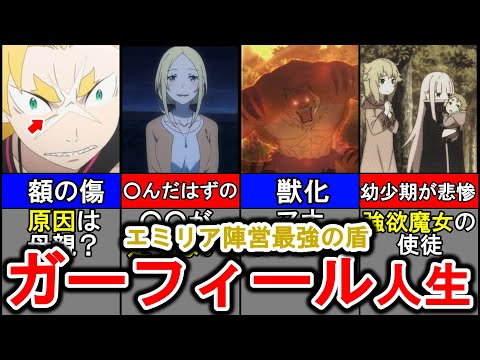 【リゼロ解説】【ネタバレ注意】ガーフィールの人生が悲惨すぎる　死んだはずの母と再会するも…　エミリア陣営最強の盾の能力とは！