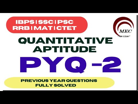 @MYEXAMCOACHING | Quantitative Aptitude | Dr. R Shankar | Numerical Ability | SSC | IBPS ...