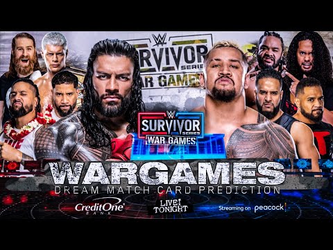 WWE Survivor Series War Games 2024 - Early Match Card Prediction HD | Wrestle Freakin