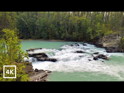 Waterfall Therapy: Calming Sound of Heavy Falling Water for Sleep, Study or Focus in 4K UHD