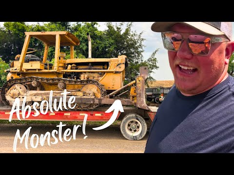 BARN FIND 1950's  CAT D6 Cable dozer! - WHAT COULD GO WRONG?