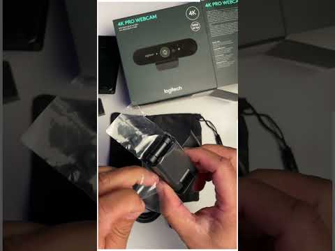 LOGITECH 4K Pro Webcam Unboxing | Brio #shorts