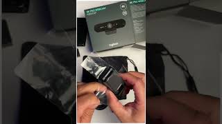 LOGITECH 4K Pro Webcam Unboxing | Brio #shorts