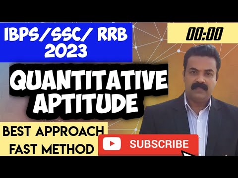 @MYEXAMCOACHING #ssc #ibps #rrb || QUANTITATIVE APTITUDE FOR COMPETITIVE EXAMS