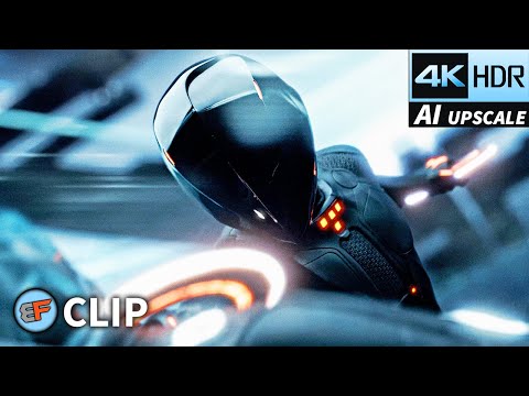 Sam Flynn vs Rinzler - Disc Wars Scene | Tron Legacy (2010) IMAX 4K HDR Movie Clip