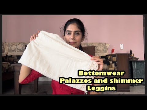 Bottomwear for women|Paloazzos and shimmer party wear leggins from amazon|Amazon haul|Ramya