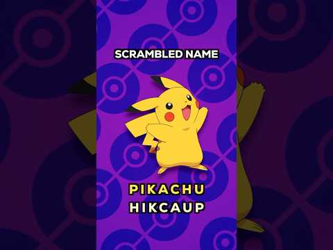 Name The Pokemon Scrambled Up! #pokemon #pokemontrivia #pokemoncommunity