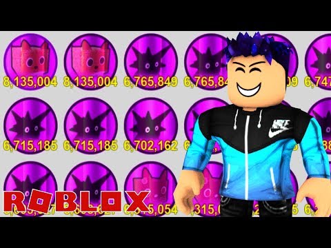 THE ULTIMATE DARK MATTER TRADE UP VIDEO IN ROBLOX PET SIMULATOR!