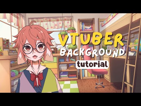 how to draw backgrounds for vtubers  ✦ tutorial 【CLIP STUDIO PAINT】