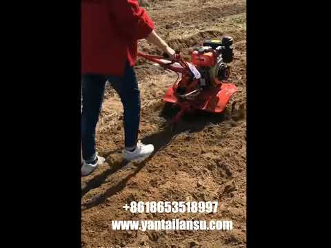 Cultivador de timón de potencia de tractor agrícola pequeño para aflojar el suelo