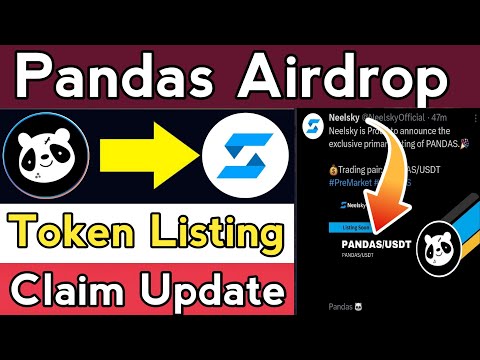 Pandas Airdrop listing And Withdrawal New update Today | Panda Airdrop || pandas Airdrop new update