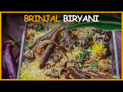 Baingan Biryani | Brinjal Biryani Recipe | Restaurant Style