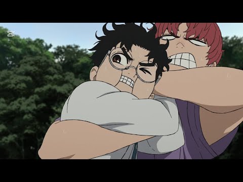 Okarun and Jiji Fighting over Momo | Dandadan | ダンダダン |Episode 12