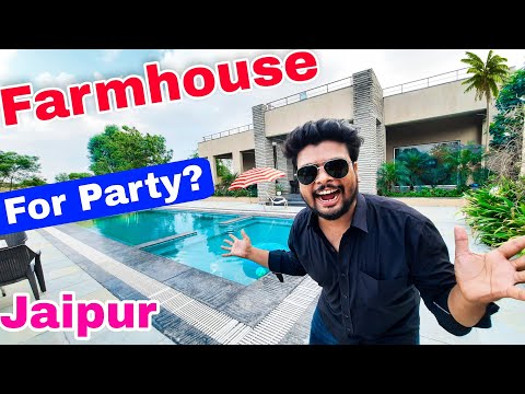 Jaipur Ka Luxary Farmhouse ⛱️  I  The Black Bear Farms Jaipur | Private party , celebration 🍾