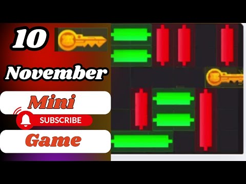 10 November Hamster Kombat Daily Mini Game Puzzle| Daily game #hamstercombat #minigame #minipuzzle