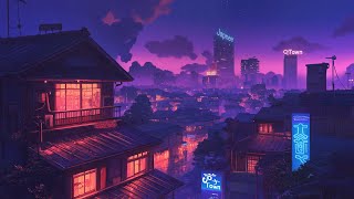 Nostalgic Lofi Hip Hop Beats 🏮 1980s & 90s Vibes & Old Tokyo Town Ambience  🌇 Lofi Rain Playlist