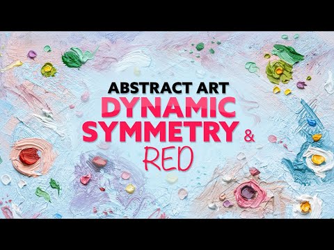 Dynamic Symmetry and Red in Abstract Art (2024)