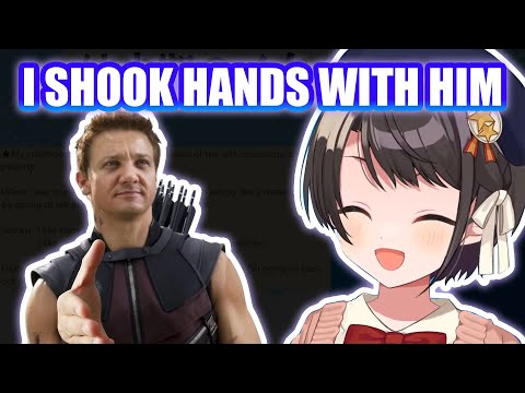 Subaru Talks About When She Had the Chance to Have a Handshake With Hawkeye During Comic-Con