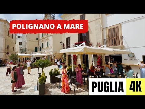 PUGLIA, ITALY 🇮🇹 [4K] Polignano a Mare — Walking Tour