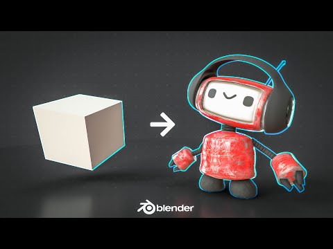 Create a 3D Robot in 15 Minutes | Blender Tutorial