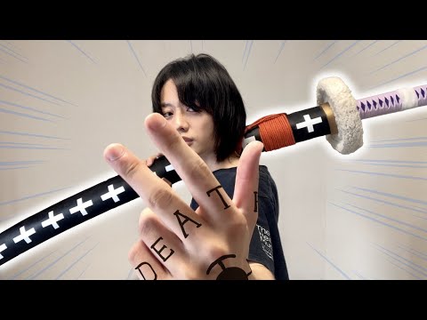 【ワンピース】トラファルガー・ローの刀"鬼哭"作ってみた【ONE PIECE】Trafalgar Law’s sword "Kikoku" DIY katana