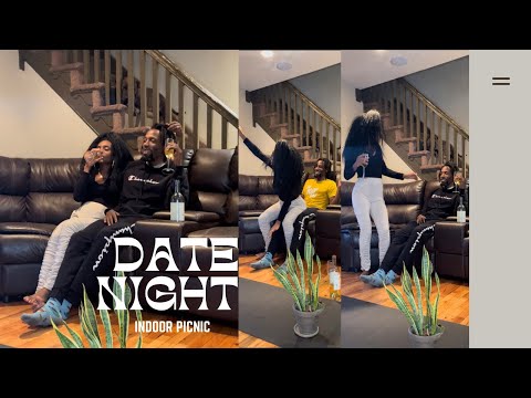 DATE NIGHT | INDOOR PICNIC | MINI VLOG