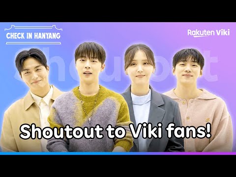 A Message to Viki Fans from the Cast of 'Check in Hanyang'! 💌